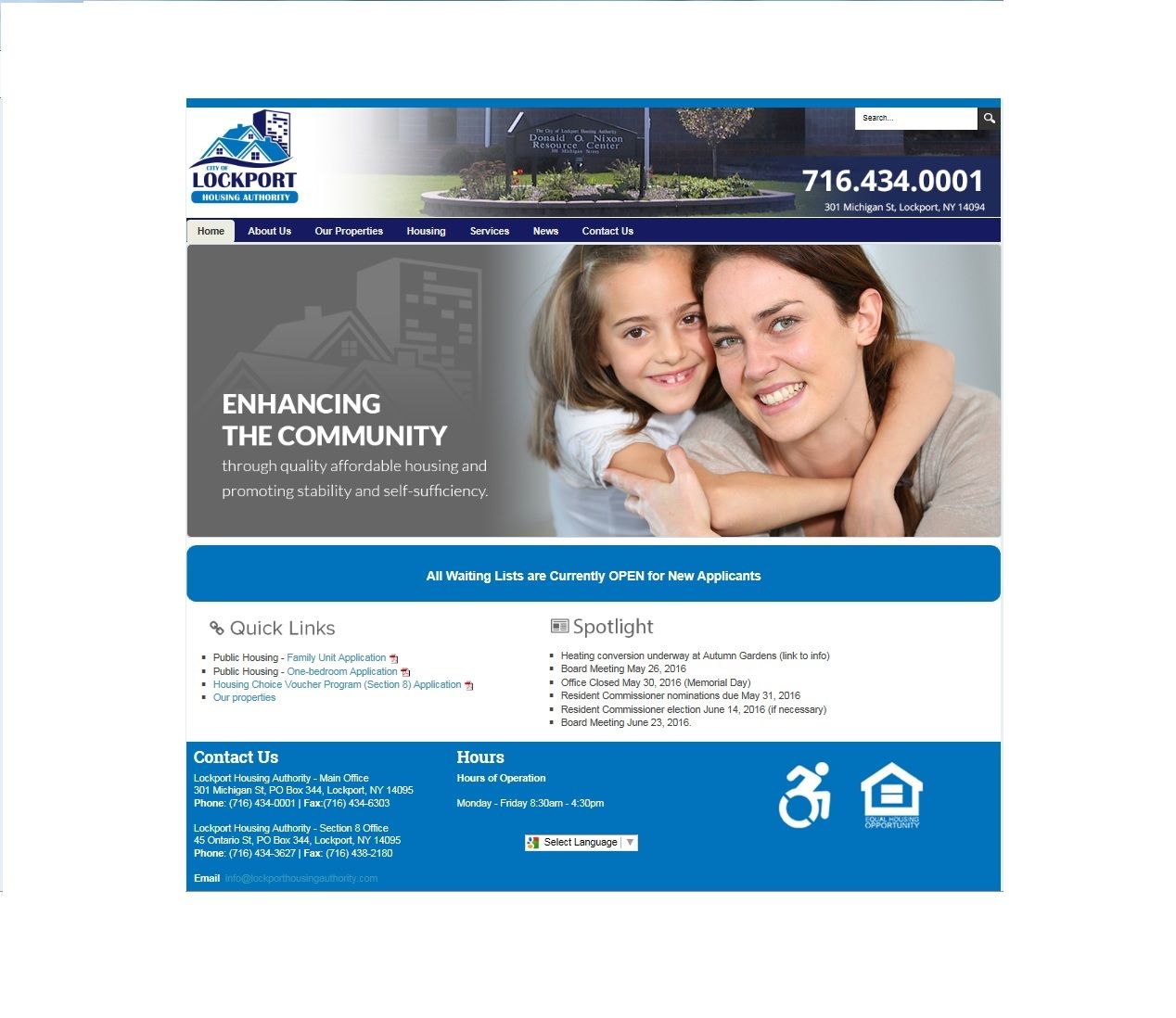 Photo of Lockport Housing Authority. Affordable housing located at 301 MICHIGAN ST. LOCKPORT, NY 14094